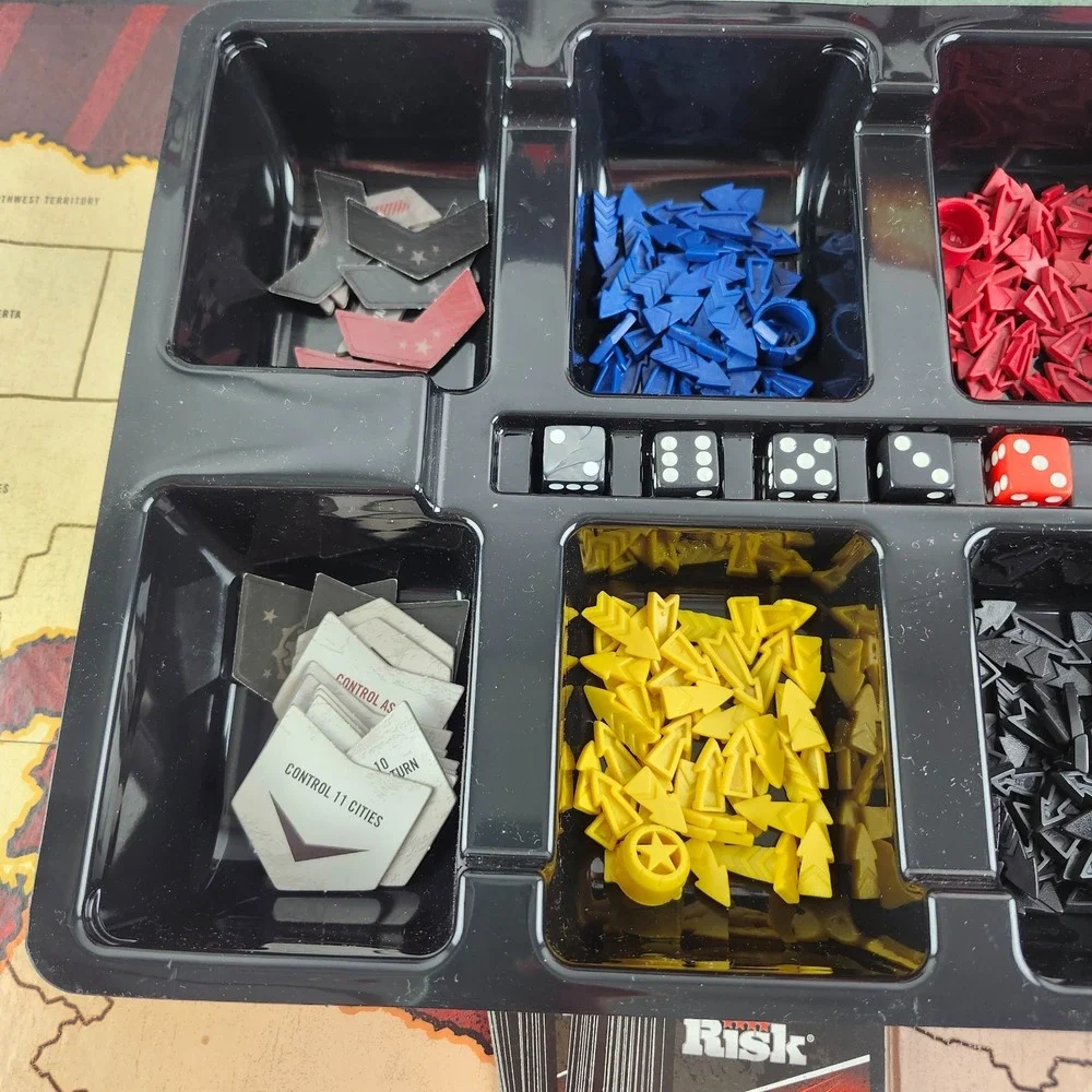 RISK Board Game 100% COMPLETE 2008 Area Control Strategy Game - Picture 2 of 11